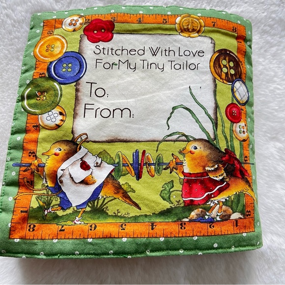 Tiny Tailors fabric sewing book images cotton fabric appliqué fabric panel image - Picture 5 of 7